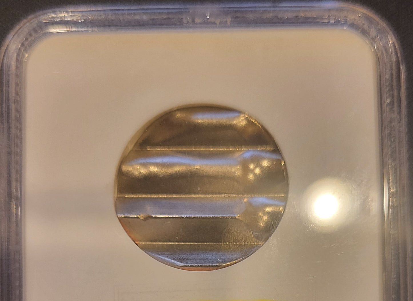 Washington Blank Mint Cancelled NGC Briliant Uncirculated
