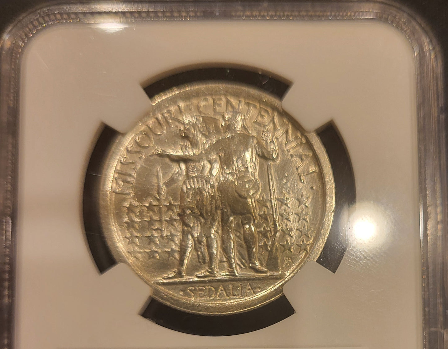 1922 Missouri 50c NGC AU Details Cleaned