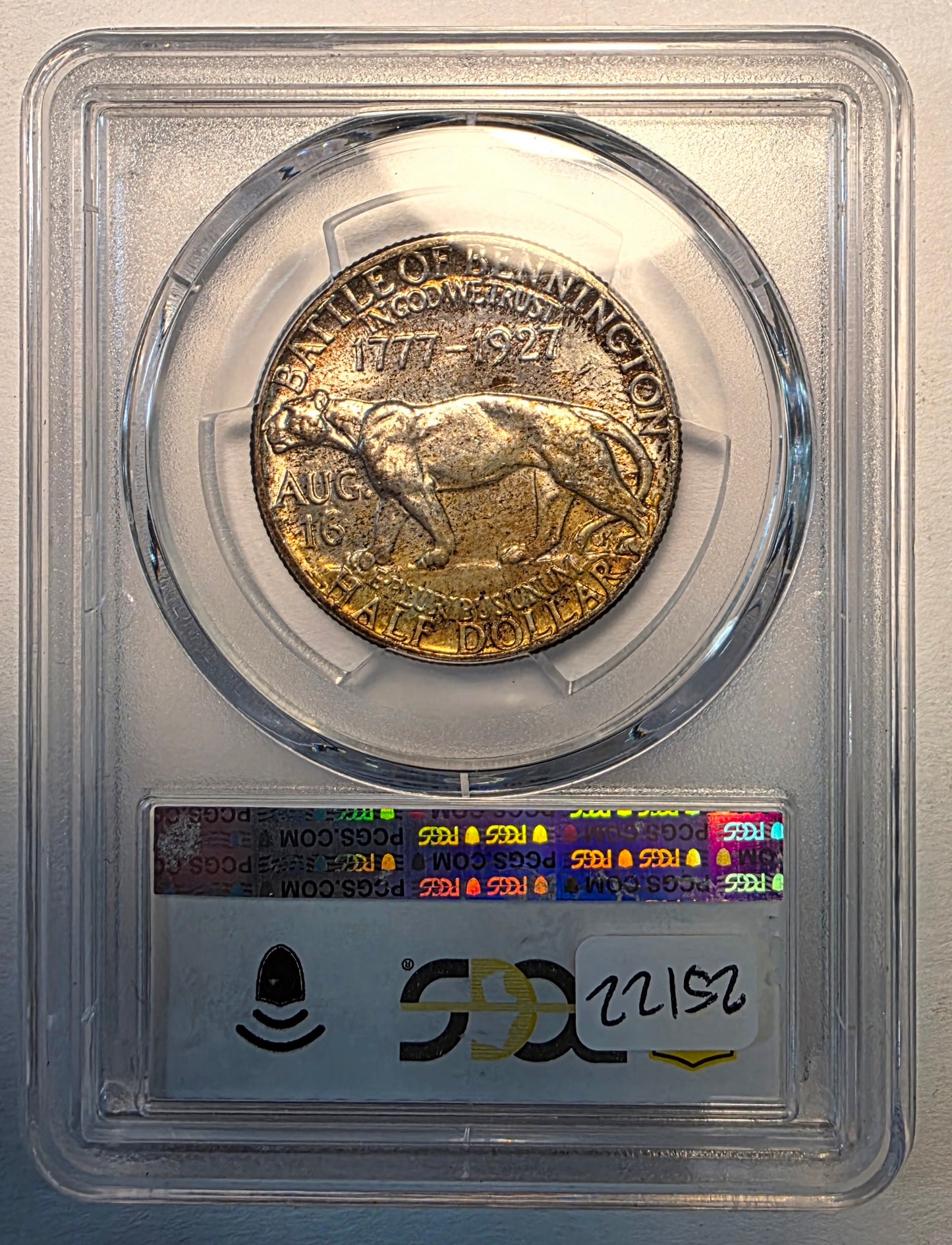 1927 50c Vermont PCGS 67+ CAC