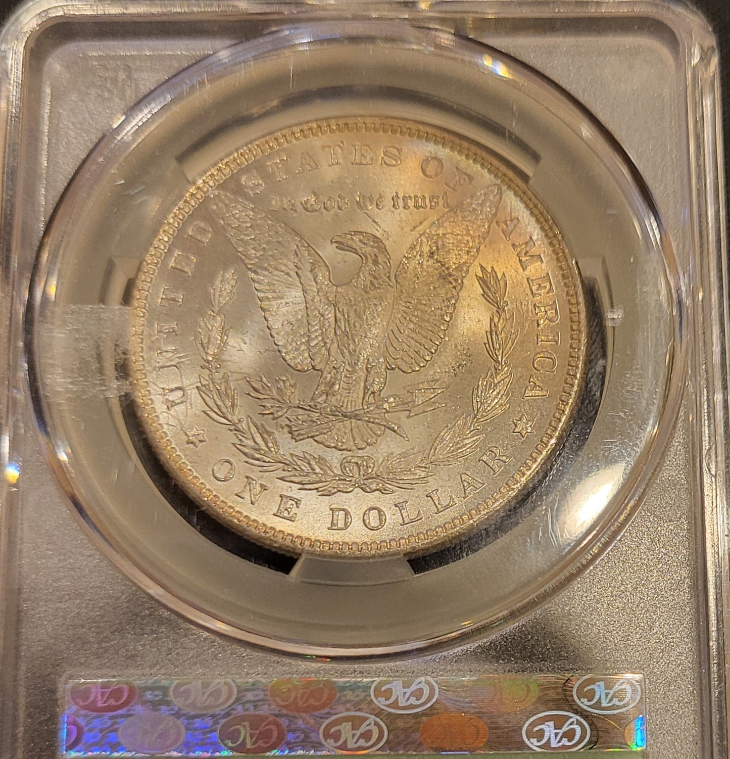 1896 $1 CAC MS 64