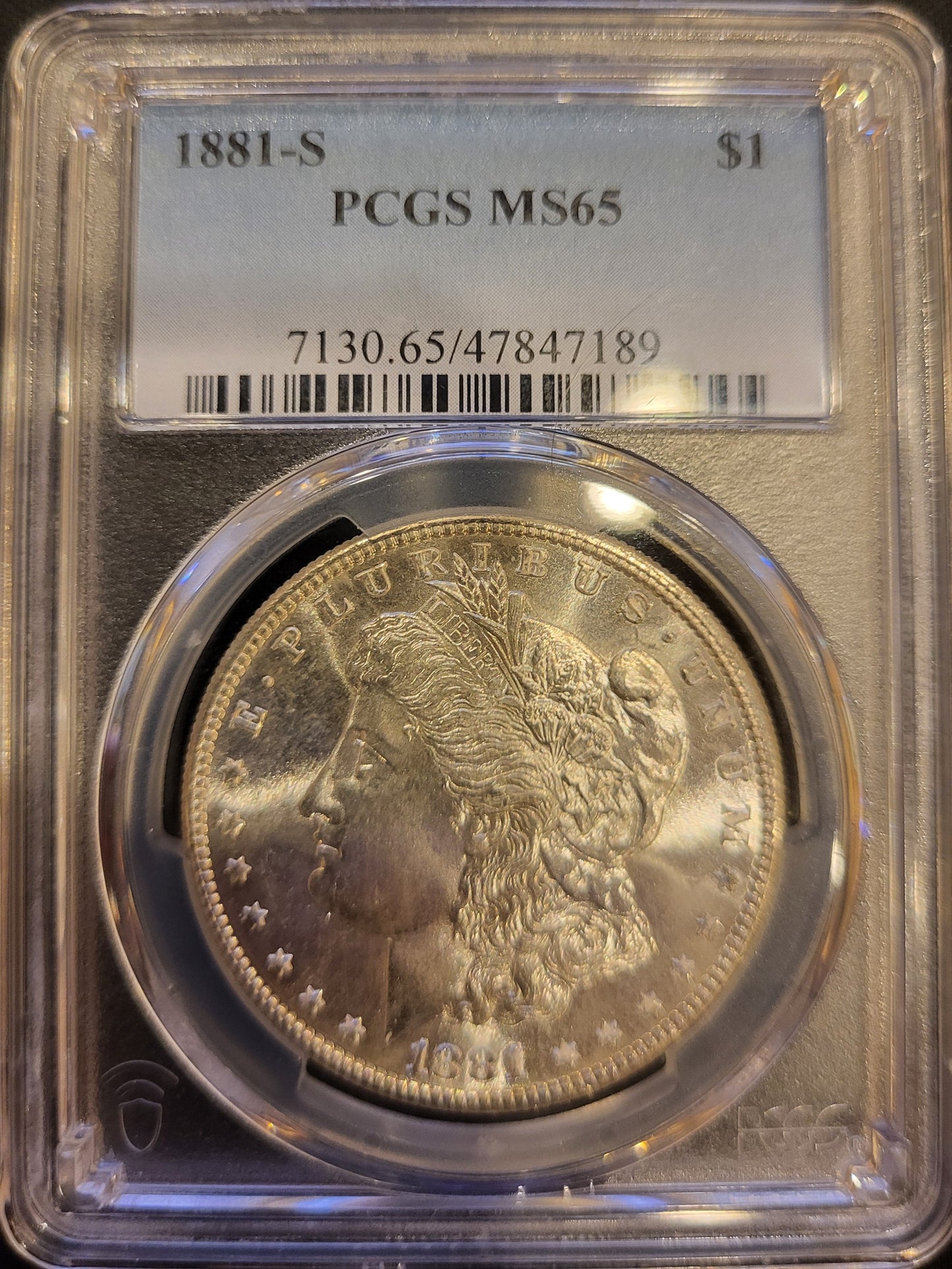 1881-S PCGS MS 65